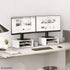 Ballucci File Organizer, 2-Tier Document Paper Sorter, Stackable Wood Desk Organizer with Storage Shelves