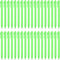 PATIKIL 100 Pack Black Barrel Click Pens, 1.0MM Retractable Ballpoint Pens, Smooth Writing Office Supplies, Green