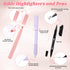 NEWEST Bible Journaling Kit, Bible Study Supplies, No Bleed Highlighters and Pens, Pink Bible Tabs, Aesthetic Tools