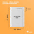 Ensight 3 Ring Page Dividers, Bulk 1/5 Cut Tab Dividers, 100 Per Box, Decorative Printable Rewritable Tabs