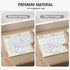 MaxGear Monthly Calendar Dry Erase Board, 16"x12" Hanging Whiteboard with Handle, Golden Aluminum Frame for Office