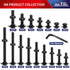 M8 x 40mm Flanged Button Head Socket Cap Screws - 10Pcs Stainless Steel Fully Threaded with Hex Spanner