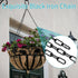 Quadafy 2 Pack 3 60 Feet Industrial Black Light Fixture Chain, Plant Hanging Chain, with Detachable Link, Maximum Load