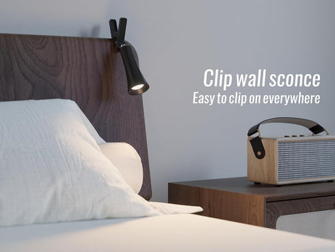 Dimmable Cordless Battery Wall Sconce-No Drill Installation,Rechargeable LED Wall Lamp for Bedroom,Bed