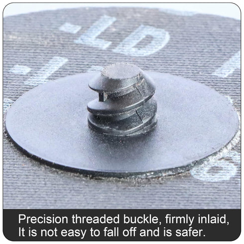 Hiqalty 45PCS 3" inch 40#/60#/80# Sanding Discs Roll Lock Quick Change Disc R-Type Sandcloth Grinding Pad Abrasive Disc