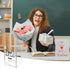 HUHALLI Math Teacher Appreciation Gifts Thank You Acrylic Pencil Bookmark Holder Pen Cup Math Teacher Gifts Mothers Day