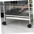 4 Balacoo Pcs Cat Cage Casters Spinner Wheels Shopping Cart Wheels Bird Cage Replacement Small Cart Wheel Replacement