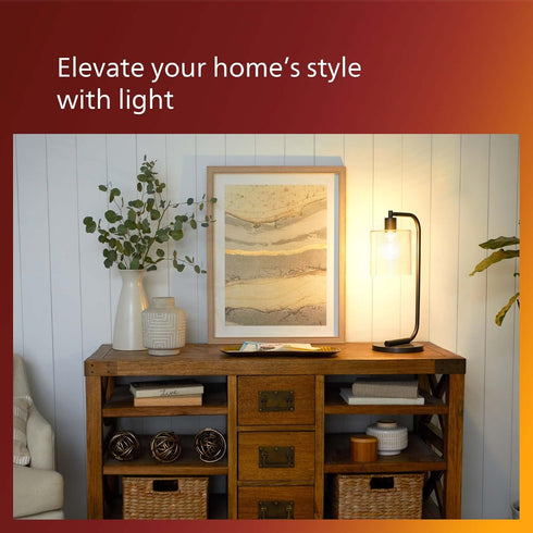 Vintage ST19 Clear Spiral Dimmable LED Light Bulbs - E26 Bulb - Flicker-Free Light Bulb with EyeComfort Technology, 400