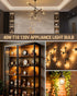 120V 40 Bulbs Dimmable,T10 (E26) 2500K,40W Bulbs Sconces,4 Pack Watt Light Clear Tubular,Medium Base,Warm White
