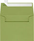LUXPaper A2 Invitation Envelopes | Peel & Press | Avocado Green | 4 3/8" x 5 3/4" | 70lb. Text | 50 Qty