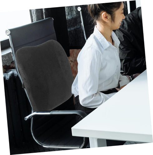 FUNNETOYU 1Pc Ergonomic Memory Foam Back Support Cushion for Car and Office Lightweight Relief Pillow for Tv Reading