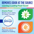 50 oz (2 Pack) Febreze Laundry Detergent Additive, Original Strength In Wash Odor Eliminator, Designed to Remove Odors