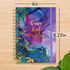 Designer Greetings Flex Cover Journal, “Grace, Grit, Gratitude” Purple and Blue Marble, 320 Pages (6” x 8.25”) for Work