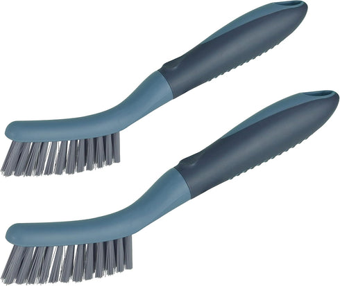 PHYEX 2 Packs Deep Cleaning Brush, Small Scrub Brush for Grout, Tiles, Window or Door Tracks