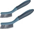 PHYEX 2 Packs Deep Cleaning Brush, Small Scrub Brush for Grout, Tiles, Window or Door Tracks