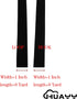 HUAYY 1 Inch Width 9 Yards Length Sew on Hook and Loop Style, Non-Adhesive Nylon Strips, Black