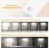 Closet Dimmable Counter (2-Pack) Under Cabinet Lighting, USB Rechargeable Motion Sensor Light Indoor, Battery Operated