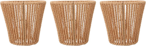 E14 E14 Aramox Handwoven Lampshades, Paper Rope Material, ClipOn Small Lamp Shades for Pendant Lights, Chandeliers