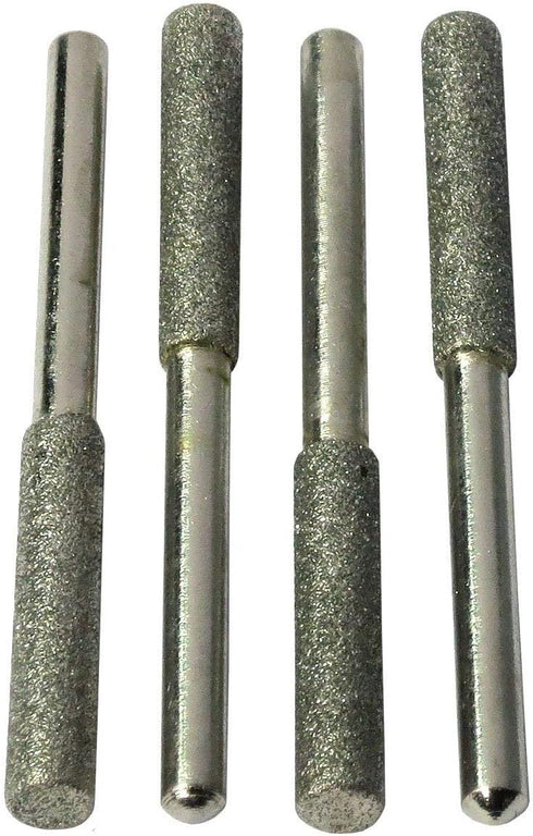 HTS 111C2-4 4 Pack 5/32" Diamond Chainsaw Sharpening Rotary Bit Set with 1/8" Shank