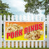Fastasticdeals 4 Grommets 24x48Inches Vinyl Banner Multiple Sizes Pork Rinds Restaurant Cafe Bar A Restaurant & Food
