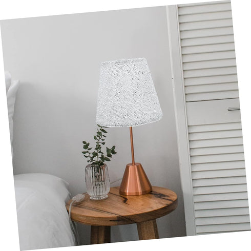 WOONEKY Elegant Lampshade Cover Stylish Cloth Light Fixture for Table Floor and Wall Lamps for Living Rooms Bedrooms