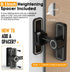 Sliding Barn Door Lock Hardware, 90 Degree Locks for Barn Doors, Flip Gate Latches for Outdoor and Garage Use