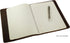 Rustic Ridge Refillable Leather Composition Notebook, Leather Notebook Cover, Vintage Brown Composition Notebook