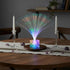16 (9 Inch,Clear) Amylove Pcs Mini Fiber Optic Lamp Bulk LED Light Color Changing Table Centerpiece Glow in The Dark
