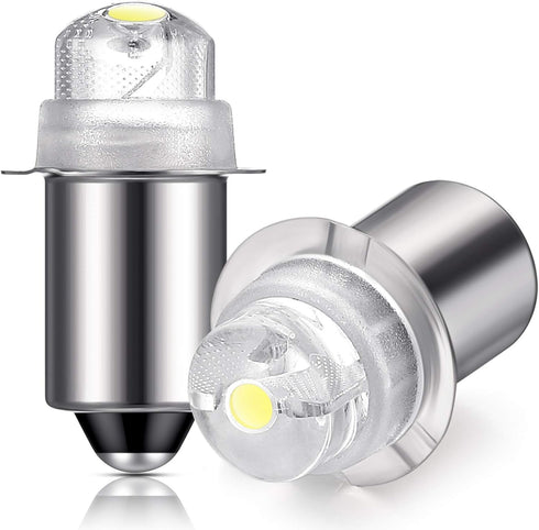 Honoson 30 Lumen 3-Volt LED Replacement Bulb for Flashlights, 10 Year Lifespan, 41-1643, 2 Pack