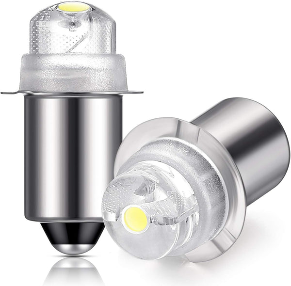 Honoson 30 Lumen 3-Volt LED Replacement Bulb for Flashlights, 10 Year Lifespan, 41-1643, 2 Pack