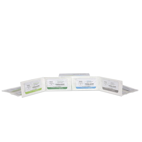 Vision Scientific VSK3D Suture Kit, 7.8” x 7.8”, 3D Suture Pad, 24 Mixed Needles, 11 Pc Stainless Tools