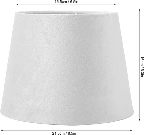 E27 E14 Small Lamp Shade, Fabric Lampshade for Table Floor Light, Dual Use, Hand Crafted Conical Lamp Shade, Wide