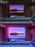 GIPOYENT TV LED Backlights, Music Sync LED Light for 60-85 Inch TV, Bluetooth Function RGB Color Changing Light Strip
