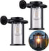 pearlstar Solar Wall Lights Outdoor Lanterns,2 Pack Waterproof Solar Wall Sconce Light