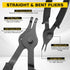 11PCS Set Snap Ring Plier | Internal & External Circlip Removal Tools with Bent & Straight Pliers Hook Pick