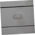 Housoutil Concealed Door Pull Handle Dark Grey Zinc Alloy Finger Flush Pulls for Sliding Barn Doors Effortless