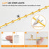 6.56ft 640LEDs 4000K 2 Pack OMIKA COB Motion Activated LED Strip Light, Natural White Rechargeable Night Light, Safe