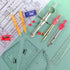 Mr. Pen Geometry Set, 13 pcs Compass and Protractor Kit with Shatterproof Storage Box for School Supplies