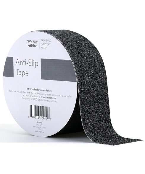 Mr. Pen Grip Tape - 2 Inch, 23 Feet Anti Slip/Non Skid Tape for Stair, Waterproof Black Grip Tape Roll