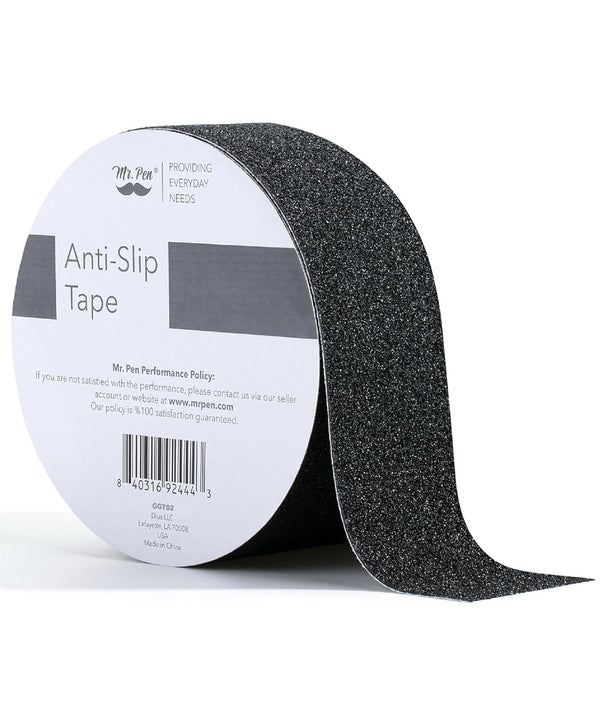 Mr. Pen Grip Tape - 2 Inch, 23 Feet Anti Slip/Non Skid Tape for Stair, Waterproof Black Grip Tape Roll