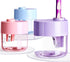 Pencil Sharpeners, 3 Pcs Manual Sharpener for Kids & Adults, Portable Classroom Pencil Sharpener for School Office