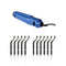 Deburring Tool Kit with Anti-Slip Handle, Pack of 10 BS1010 Deburring Blades for Various Materials