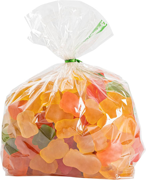Gusset 100 Count 4" 2 1/4" 8" Gusset Resturantware Plastic Bags x x Wicker Dispensing Bottom Clear Plastic Bags Heat