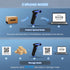 Eyoyo 2D Bluetooth Barcode Scanner, 2500mAh Handheld Cordless USB Wired QR Bar Code Reader for Library Inventory