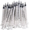 100PCS 1ml Plastic Syringe No Needle, for Pets Oral, Refilling, Measuring Tiny Amounts of Liquids