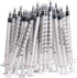 100PCS 1ml Plastic Syringe No Needle, for Pets Oral, Refilling, Measuring Tiny Amounts of Liquids