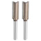 HARFINGTON 2pcs Straight Router Bit 1/4 Inch Shank 7/16" Cutting Dia, 2