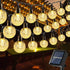Toodour Solar String Lights Outdoor Waterproof, 56ft 100 LED Globe String Light