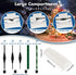 RESTMO Outdoor IP44 Waterproof Connection Box, Weatherproof Electrical Extension Cord Cover for Holiday Decorations