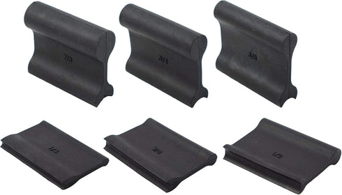 Fulton 6 Piece Double Ended Contour Sanding Grip Set, 12 Profile for Concave & Convex Sanding, Large Grip Pads